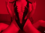 Preview 4 of ROUGH SEX With Red Light 🚨​ Perfect Brunette Wants To Be Fucked Hard 🥵