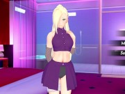 Preview 4 of making the beautiful Ino undress before us - Simulation game - Isekai Brothel