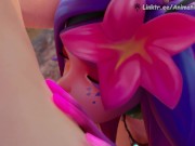Preview 6 of Neeko Getting Banged By Three Guys in the Forest || 4K