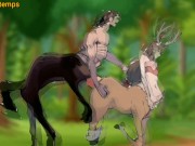 Preview 1 of Centaur with Monster Cock Hentai Cartoon Porn Animation