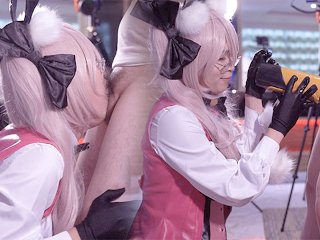 【Fate】✨Blowjob Cosplay Sex with Tamamo, Sexy FGO Ladyboy Cosplayer, Crossdresser Tgirl 9