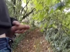 we show off and masturbate on another hiking trail (part2)