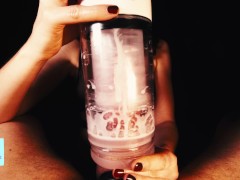 Messy 💦 POV post orgasm torture with XSPACECUP mastubator after long edging - Part 2 - Screenshot 11 of 16 - Fingernails
