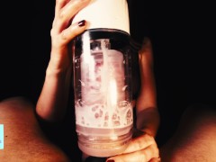 Messy 💦 POV post orgasm torture with XSPACECUP mastubator after long edging - Part 2 - Screenshot 9 of 16 - Mastubator