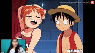 ONE Piece-Nami SEDUCES LUFFY TO SAVE HIS TREASURE AND RECEIVES A DELICIOUS UNCENSORED HENTAI FUCK