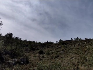I fuck my wife in the middle of an excursion in the mountains Video