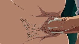 女孩用毛茸茸的阴户自慰并吞下邻居的鸡巴