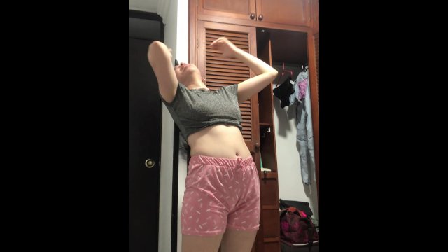 My friend records me and my girlfriend changing clothes in the room