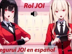 Roleplay JOI Hentai en español. Kakegurui.