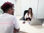 Preview 4 of Hot businesswoman masturbates in the office until she cums. Daniortiz