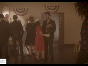 Preview 4 of Wicked - Celebrate the 1940's With Jane Wilde & Alexis Tae Getting Fucked By A Soldier