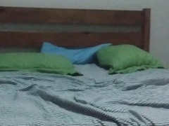 Naughty pirate sails in my ass and fucks me in my own bed bareback leaving me covered in cum