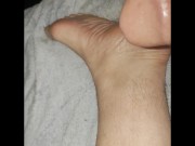 Preview 6 of Showing Off My Feet Then Cumming on Them | FOOT CUMSHOT