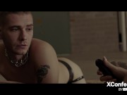 Kinky animal role play with puppy hood and wagging tail - Faithful Dog on XConfessions by Erika Lust