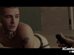 Kinky animal role play with puppy hood and wagging tail - Faithful Dog on XConfessions by Erika Lust