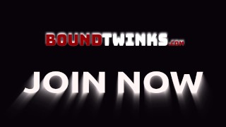 Bound Twinks Ethan Tate fucks twink Chris Keaton bareback