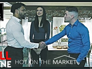 Hot Real Estate Agent Creampied by Client while Wife Waits outside - Brock Johnsyn, Trevor Brooks