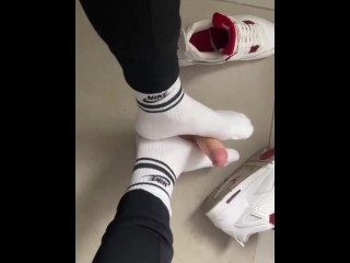 🧦foot Fetish White Socks Part 2