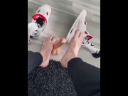 Preview 4 of 🧦Foot fetish white socks part 3