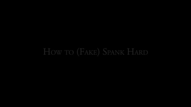 How to (Fake) Spank Hard - Faerie Willow takes a spanking in this light hearted spank fest - Pandora Blake Dreams Of Spanking