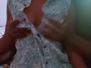 Preview 1 of සුදාම්මිට කුක්කු මිරිකලා දීපු සැප තදට මිරිකන්නකෝ - Hot Indian Wife Massaged By Stranger - Desi Sex