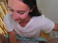 Stepsis caught me and make super fast blowjob - Brian Rush - Screenshot 1 of 16 - Blowjob