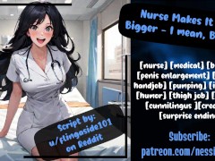 Nurse Makes It All Bigger - I mean, Better | Audio Roleplay