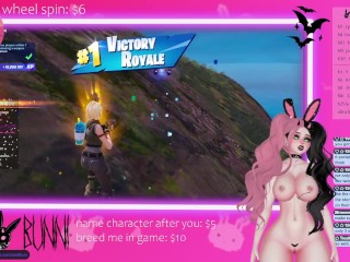Vtuber Dominates in Fortnite while being Controlled
