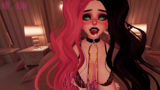 Сабби маленькая шлюха кончает для хозяина