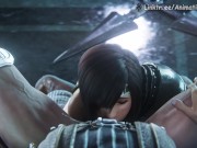 Preview 2 of Yuffie Fucking the Guard || 4K