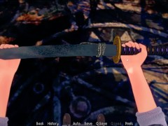 Finding a sexy horned girl on a isekai
