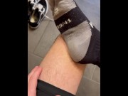 Preview 6 of German soccer player showing off all black soccer socks