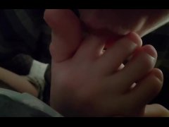 Sucking my toes (7 minute reupload)