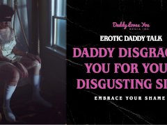 Daddy Talk: Religious Stepfather fucks you for wearing mommys clothes