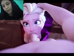 ELSA GIVES AN AMAZING BLOWJOB AND CUMS - FROZEN 60 FPS UNCENSORED Hentai