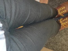 Rewetting My Pissy Jeans In The Elevator