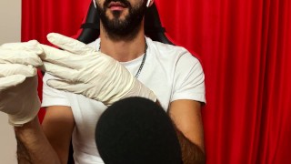 Нежные латексные перчатки ASMR для максимального расслабления — мужская версия