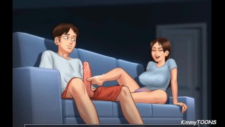 夏日传奇性爱场面 她给了我一个脚工作