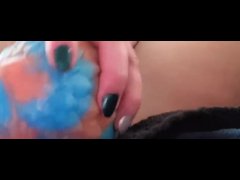Horny Slut Birthing Huge Sex Toy