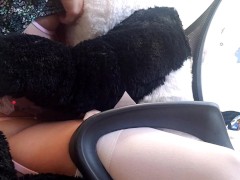 Horny dildo time part 1 with plushie