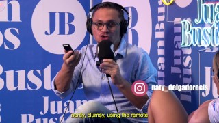 Naty Delgado out of control penetrated by a giant monster. Juan Bustos Podcast