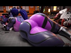 Widowmaker jiggles her huge ass while at target practice 8/16