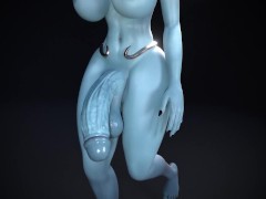 Sylvanas walks with her huge futa dick / Female version too! - Screenshot 2 of 16 - Futanari Animation