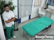 Preview 1 of This girl goes to the Physio to cure her ailments and he fucks her in the clinic room