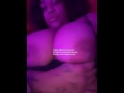 Preview 3 of Big Tit BBW melon mamas Teases her Hairy Pussy
