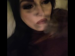 Sexy MILF VAPING alone and lonely