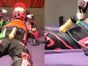 Preview 4 of Moto biker milked while watching VR porn