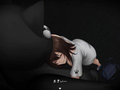 【#02 還道-累ノ夜-実況】ホラーエロゲー。露出J〇と金髪浴衣バイトちゃんがさらにエロいことになってしまい・・(オカルト系エッチゲーム) 14/16