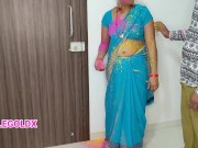 Preview 2 of Happy Holi komal bhabhi muze colour mat Lago please
