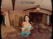 Preview 2 of VR Conk Jasmine & Aladdin Porn Parody With The Hot - Sophia Leone In VR Porn